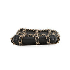 Chanel Chain Shoulder Bag Choco Bar Phone Case Lambskin Black — view 3