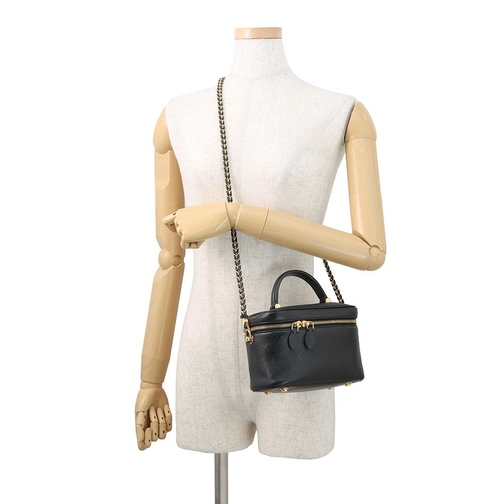 Louis Vuitton Handbag Monogram Ink Vanity PM Bag Black Noir — view 5