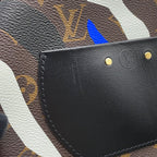 Louis Vuitton Shoulder Bag Monogram Boite Chapeau Sple Noir Black Blue White — view 8