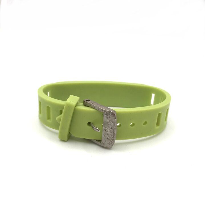 Chanel Rubber Bracelet Green Orange — view 2