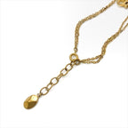 Dior Logo Bracelet Bangle Rhinestone Gold — view 7
