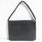 Saint Laurent Yves Leather Handbag Black — view 2