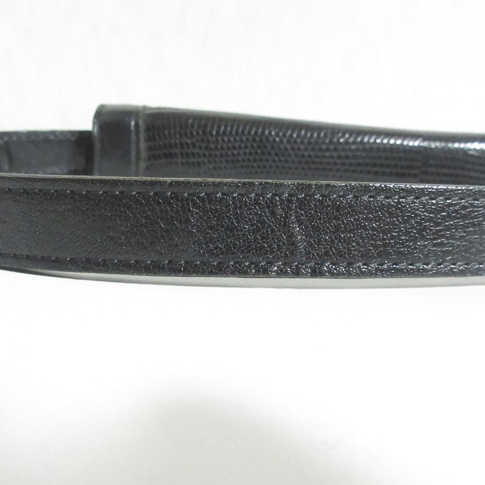 Saint Laurent Yves Leather Handbag Black — view 7