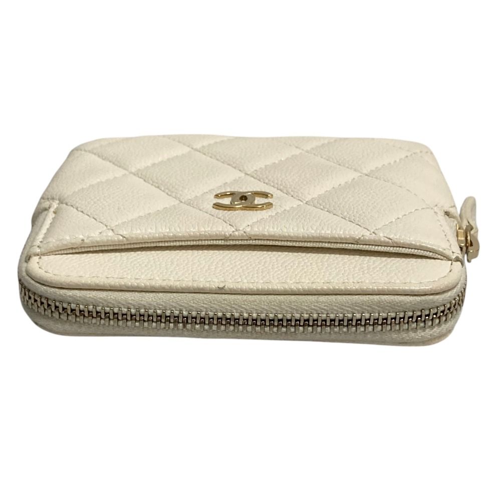 Chanel Quilted Caviar Leather Classic Zip Coin Purse — view 5