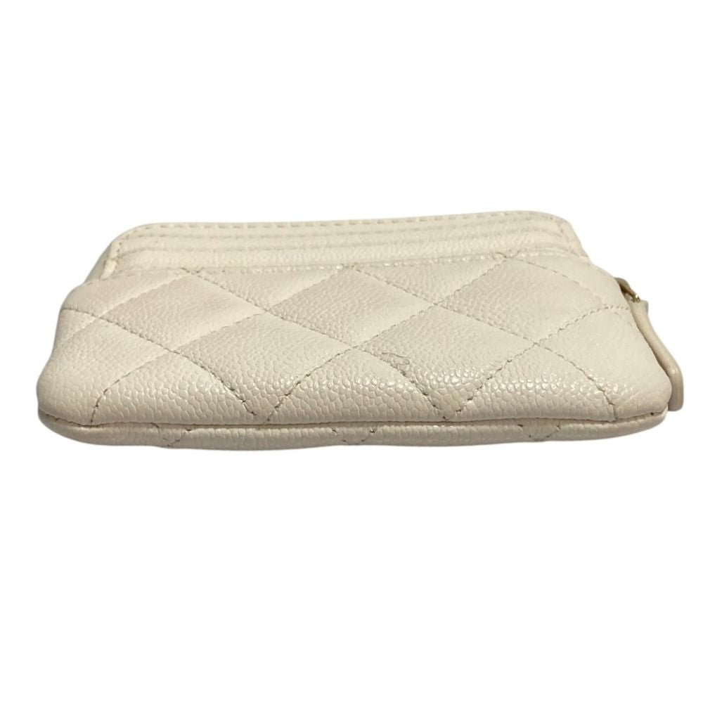 Chanel Quilted Caviar Leather Classic Zip Coin Purse — view 3