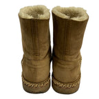 Chanel CC Logo Bicolor Mouton Short Boots 36C — view 4