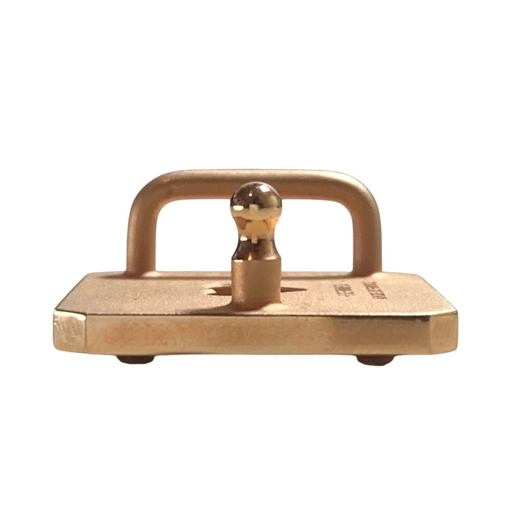 Hermes As de Coule Narrow Belt Buckle Gold Brand — view 5