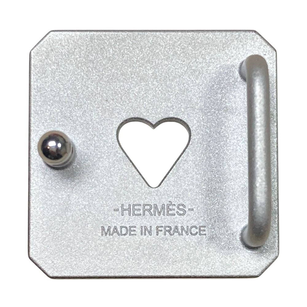 Hermes As de Coule Narrow Belt Buckle Silver Brand — view 2