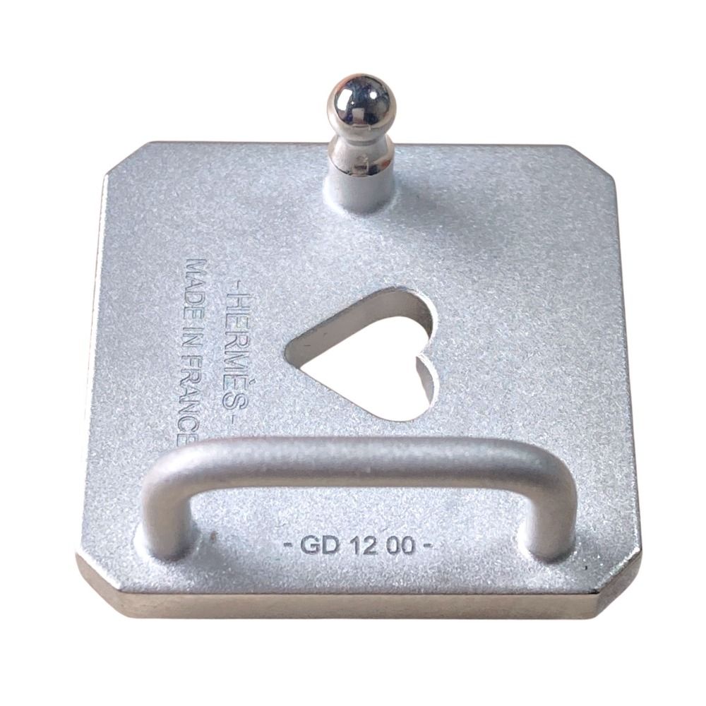 Hermes As de Coule Narrow Belt Buckle Silver Brand — view 4