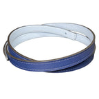 Hermes Reversible Narrow Belt 80 Navy White — view 2