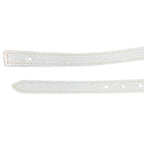 Hermes Reversible Narrow Belt 80 Navy White — view 6