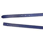 Hermes Reversible Narrow Belt 80 Navy White — view 5