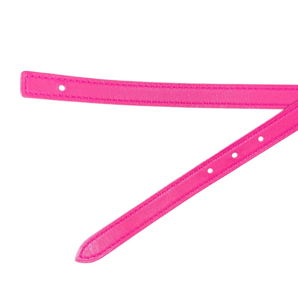 Hermes Reversible Narrow Belt 80 Gold Pink Boldpink — view 6