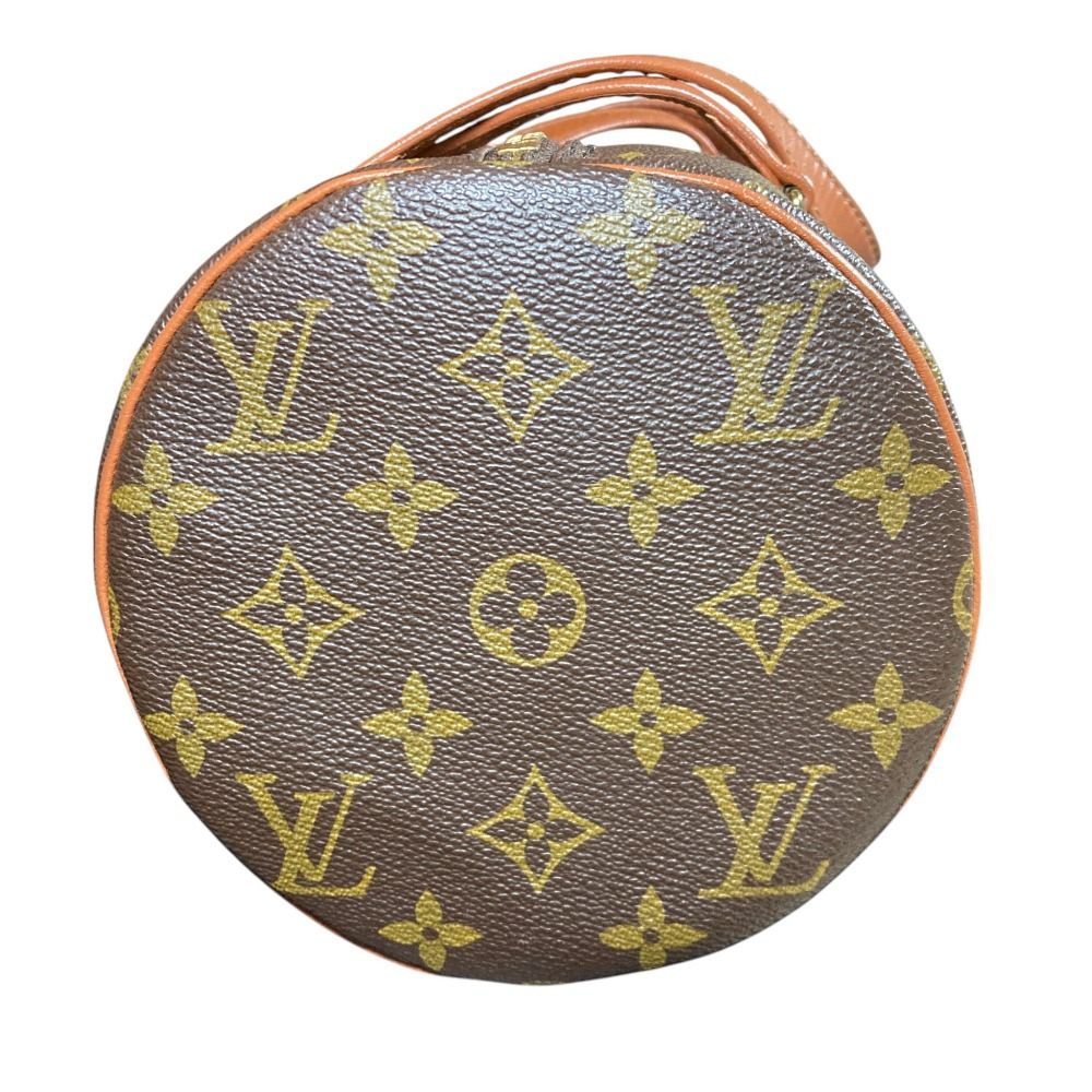 Louis Vuitton Papillon 30 GM Monogram Roll Boston Bag Brown — view 4