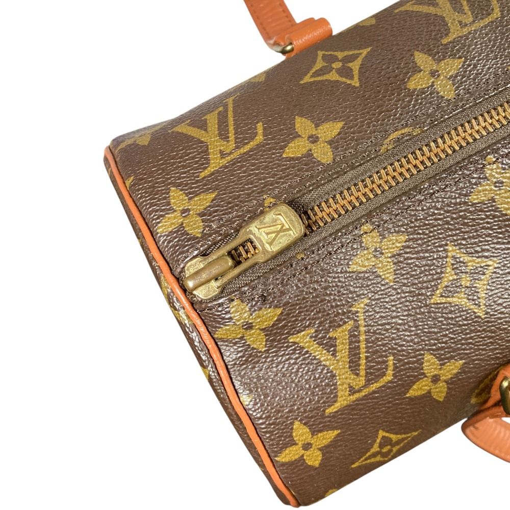 Louis Vuitton Papillon 30 GM Monogram Roll Boston Bag Brown — view 7
