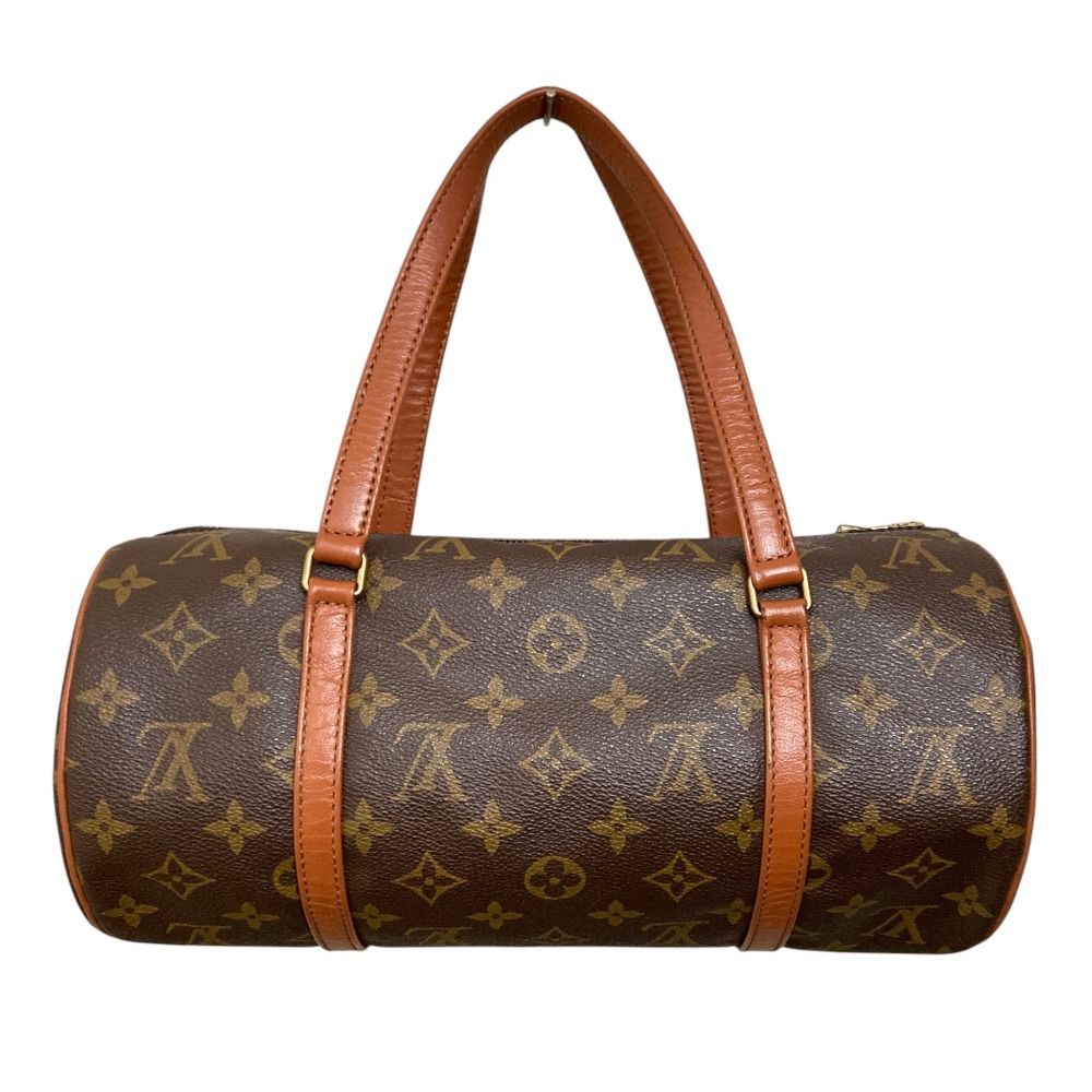 Louis Vuitton Papillon 30 GM Monogram Roll Boston Bag Brown — view 2