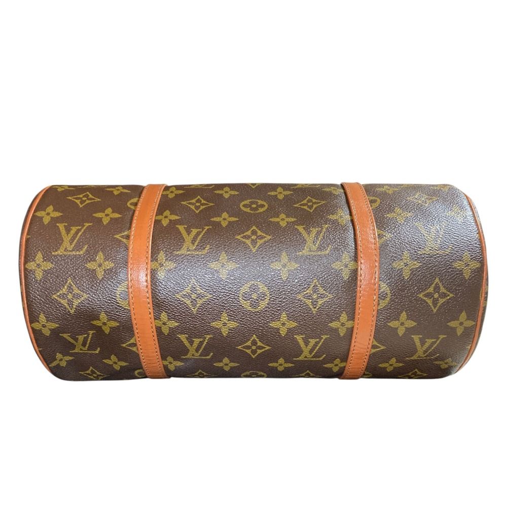 Louis Vuitton Papillon 30 GM Monogram Roll Boston Bag Brown — view 3