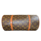 Louis Vuitton Papillon 30 GM Monogram Roll Boston Bag Brown — view 3