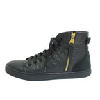 Louis Vuitton Monogram Embossed Side Zip High Cut Sneakers 36 — view 2