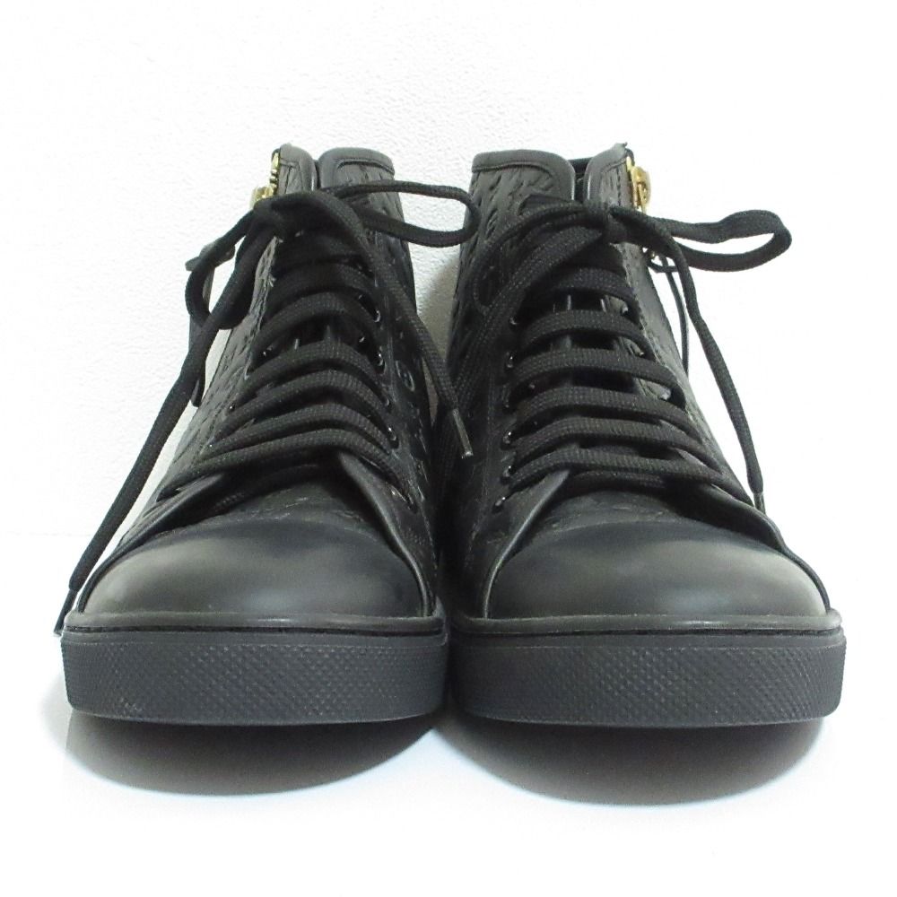 Louis Vuitton Monogram Embossed Side Zip High Cut Sneakers 36 — view 3