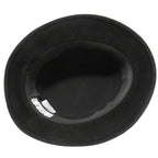 Hermes Rabbit 100% Leather Trim Hat 57 Black Charcoal — view 4