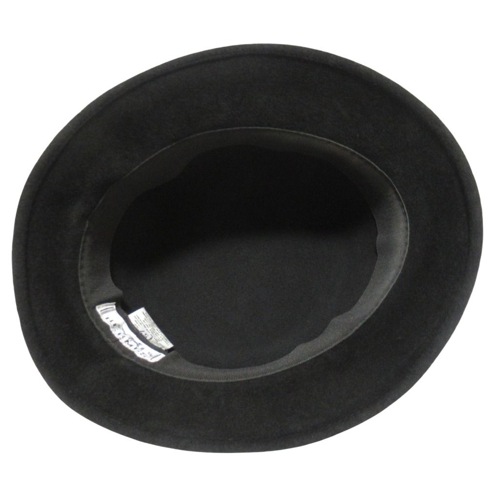 Hermes Rabbit 100% Leather Trim Hat 57 Black Charcoal — view 4