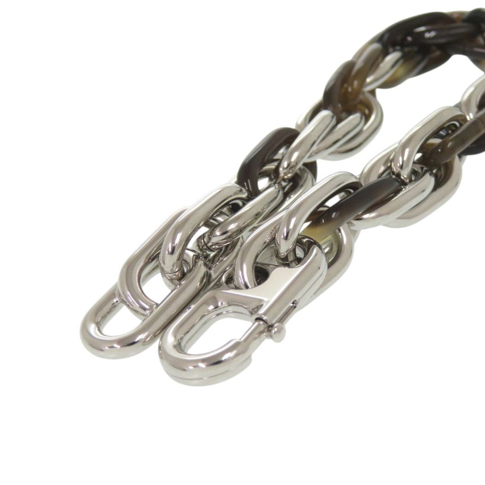 Hermes Amarage Bracelet Buffalo Horn Metal Brown Silver-brown — view 7