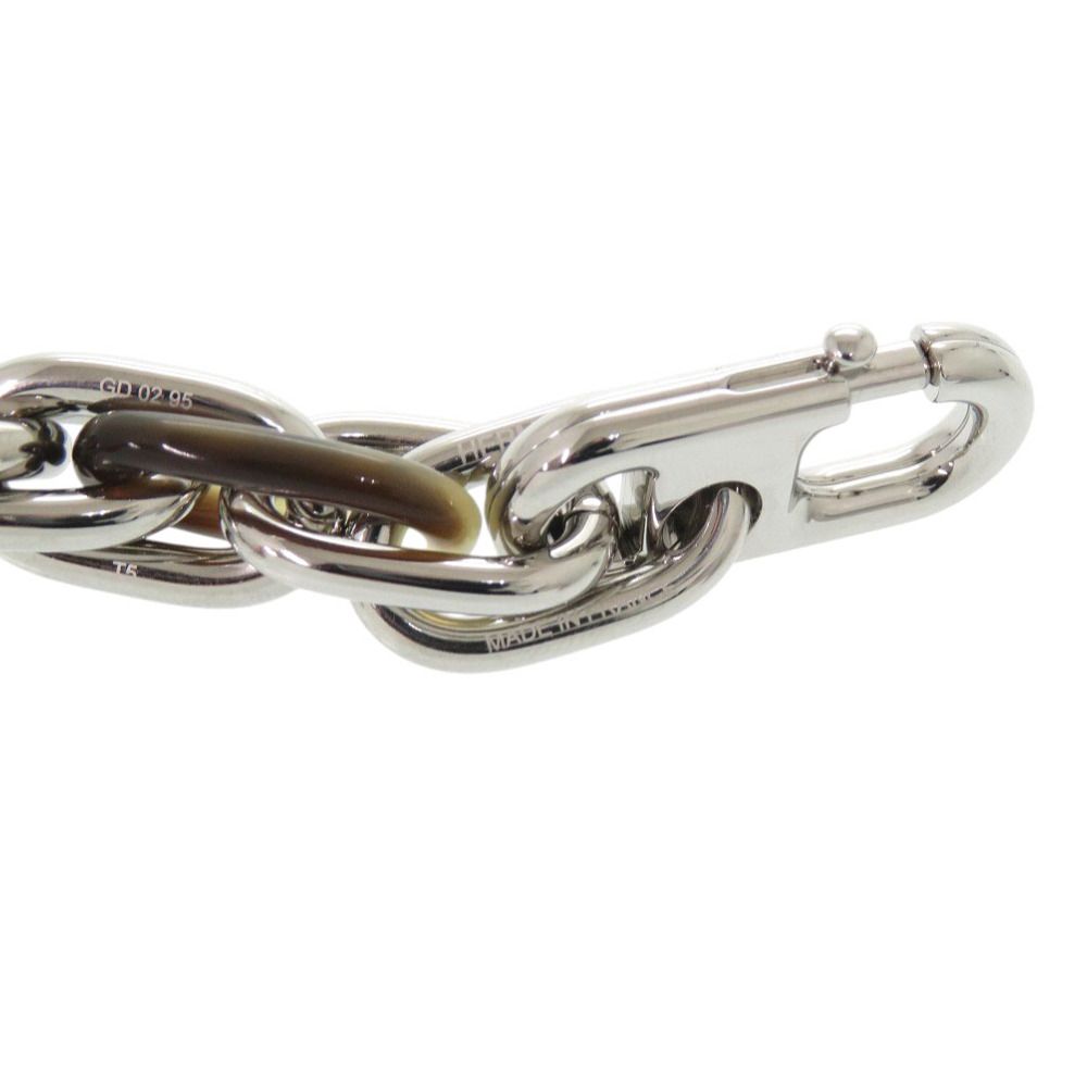 Hermes Amarage Bracelet Buffalo Horn Metal Brown Silver-brown — view 5