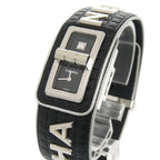 Chanel Code Coco Leather SS Black Dial Quartz Watch — view 3