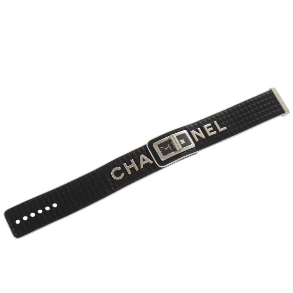 Chanel Code Coco Leather SS Black Dial Quartz Watch — view 5