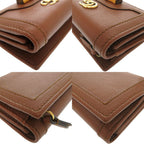 Gucci Diana Bamboo Compact Wallet GG Marmont Gold Leather — view 7