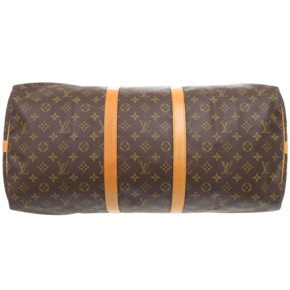 Louis Vuitton Keepall Bandouliere 55 Monogram Boston Bag — view 3