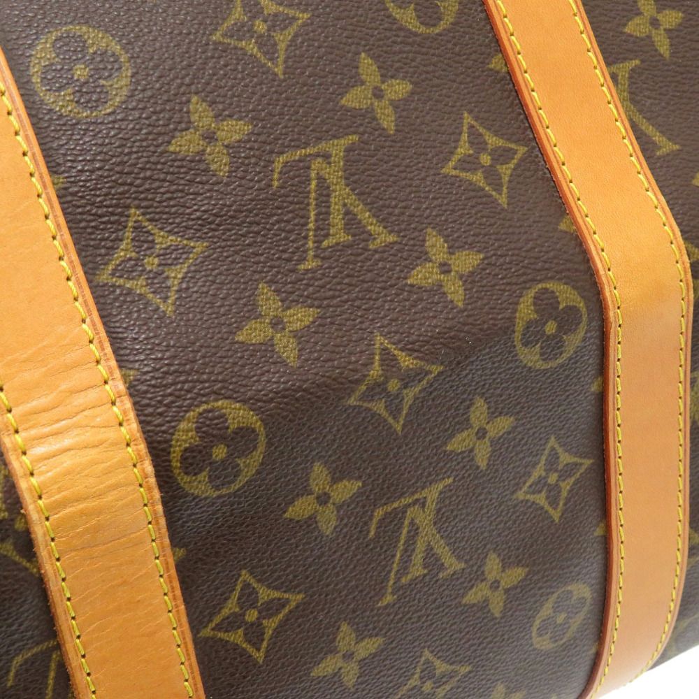 Louis Vuitton Keepall Bandouliere 55 Monogram Boston Bag — view 9