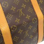 Louis Vuitton Keepall Bandouliere 55 Monogram Boston Bag — view 9