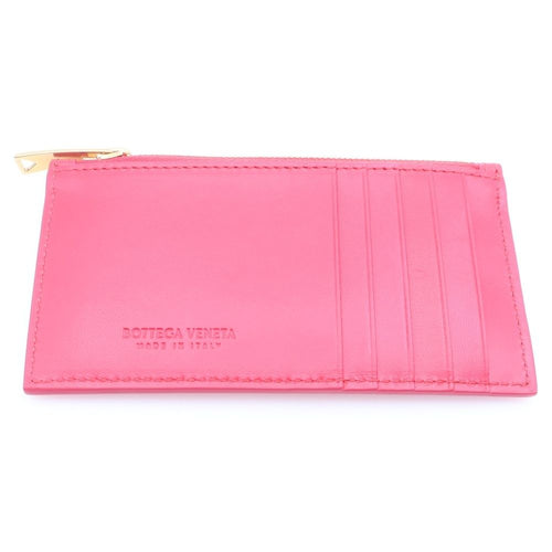 Bottega Veneta Patting Leather Card Case Red — view 2