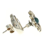 Gucci Double Flower Studs Earrings Silver — view 3