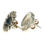 Gucci Double Flower Studs Earrings Silver — view 4