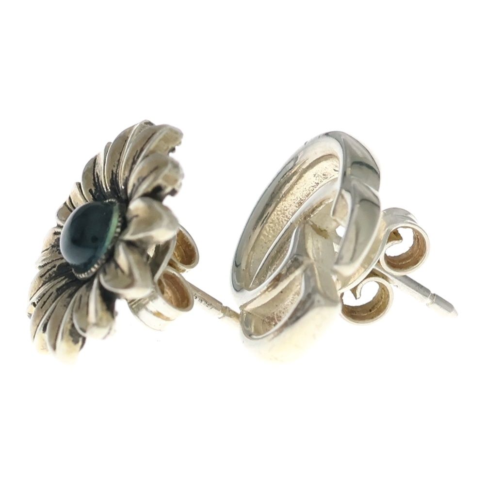Gucci Double Flower Studs Earrings Silver — view 4