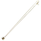 Celine Triomphe Rhinestone Necklace Pendant Chain Gold — view 2