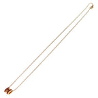 Hermes Pop Necklace Pendant Chain Pink Gold Light Red — view 2
