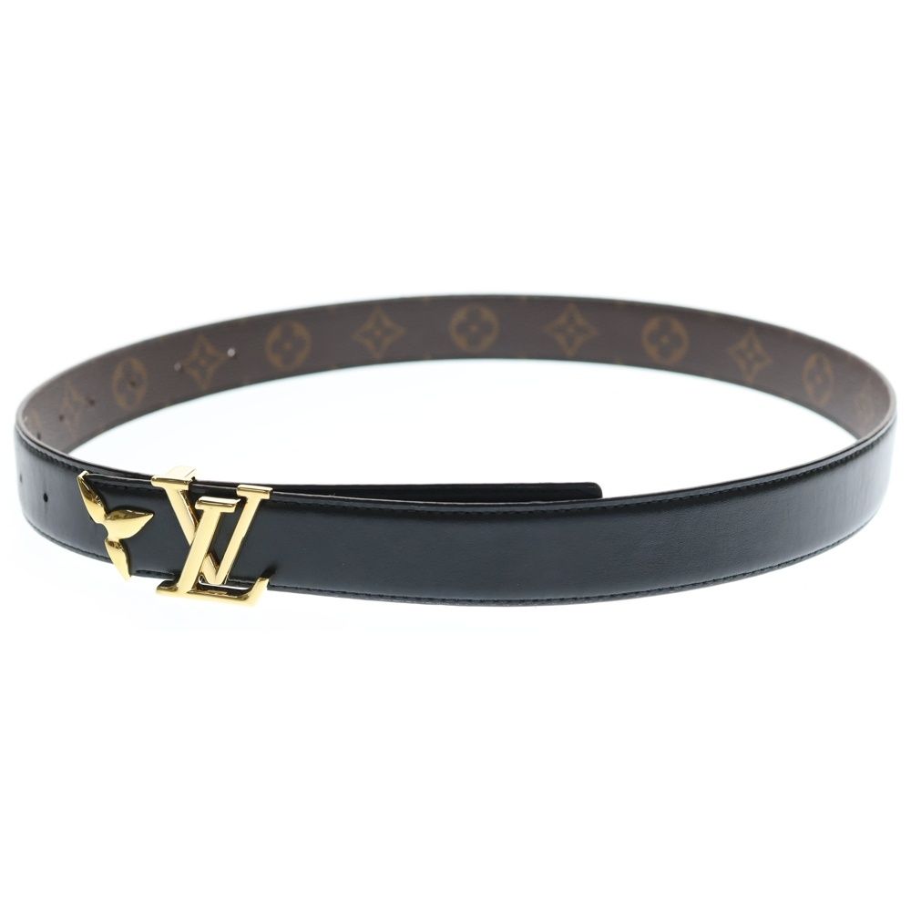 Louis Vuitton Reversible Logo Buckle Monogram Belt Brown — view 5