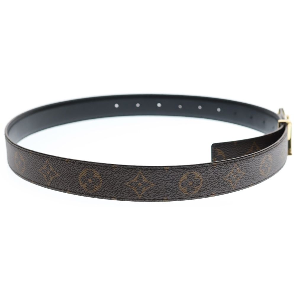 Louis Vuitton Reversible Logo Buckle Monogram Belt Brown — view 3