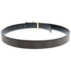 Louis Vuitton Reversible Logo Buckle Monogram Belt Brown — view 2