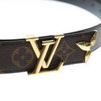 Louis Vuitton Reversible Logo Buckle Monogram Belt Brown — view 4