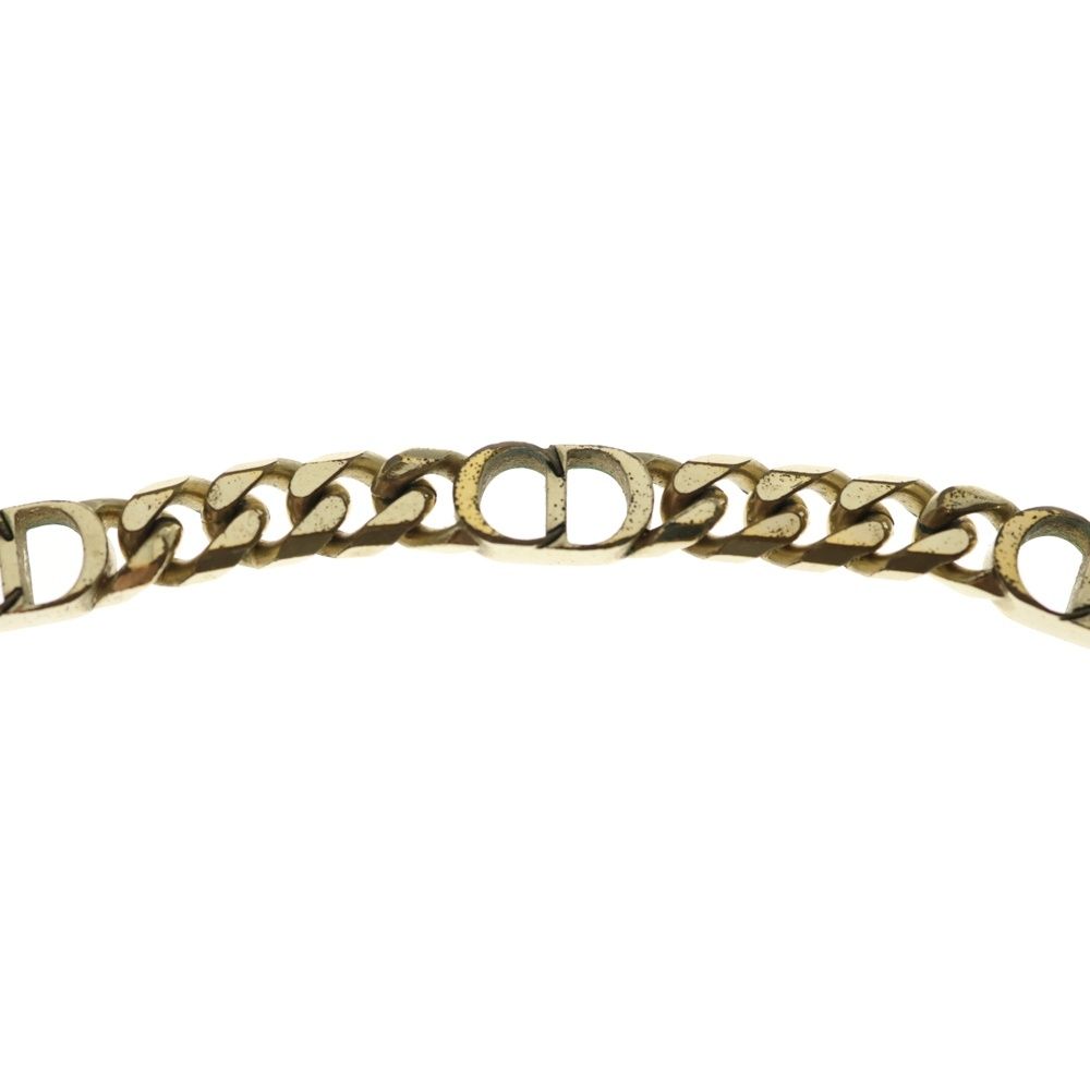 Dior CD Icon Necklace Logo Motif Gold — view 4