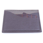 Hermes Petit Ash Natural History Leather Card Case Fixed Era Brown — view 2