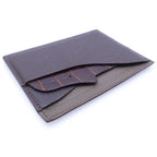 Hermes Petit Ash Natural History Leather Card Case Fixed Era Brown — view 5
