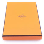 Hermes Petit Ash Natural History Leather Card Case Fixed Era Brown — view 6