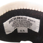 Hermes Gloves Chaine D'ancre Lambskin Silk Pearl Gray Graypink — view 6