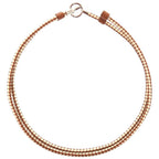 Hermes Glenan Leather Metal Brown White — view 5